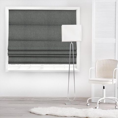 Hector Smoke Made To Measure Roman Blind