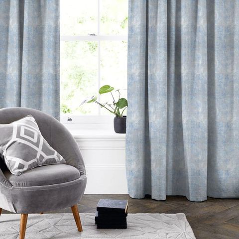 Slumber Soft Blue Made To Measure Curtain