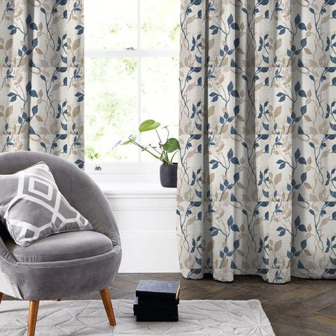 Dream Teal Blue Made To Measure Curtain