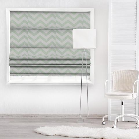 Ecstasy Mint Made To Measure Roman Blind