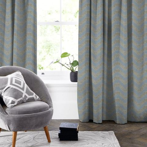 Ecstasy Stone Blue Made To Measure Curtain