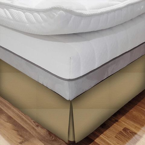 Adriana Caramel Bed Base Valance