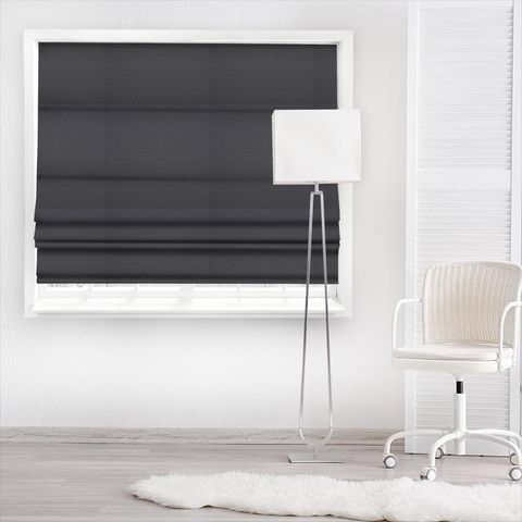 Adriana Smoke Made To Measure Roman Blind