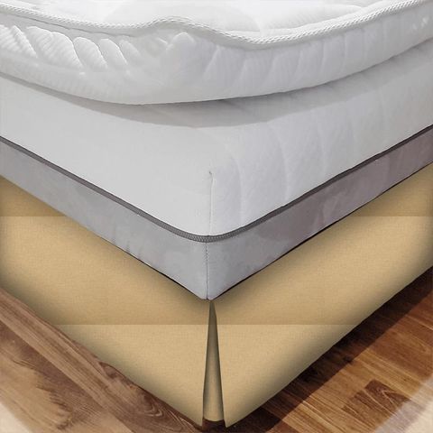 Angelina Almond Bed Base Valance