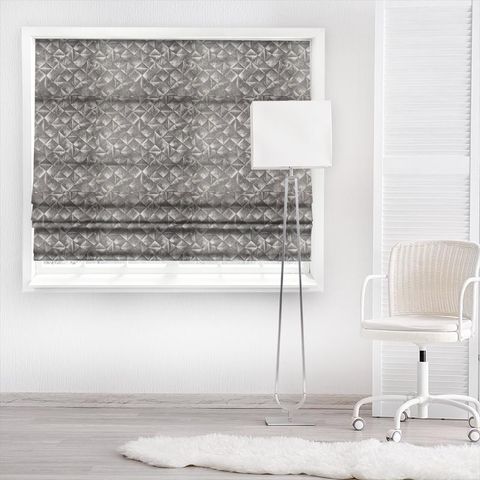 Moonlight Silver Made To Measure Roman Blind