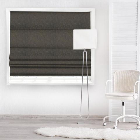 Charlize Smoke Made To Measure Roman Blind