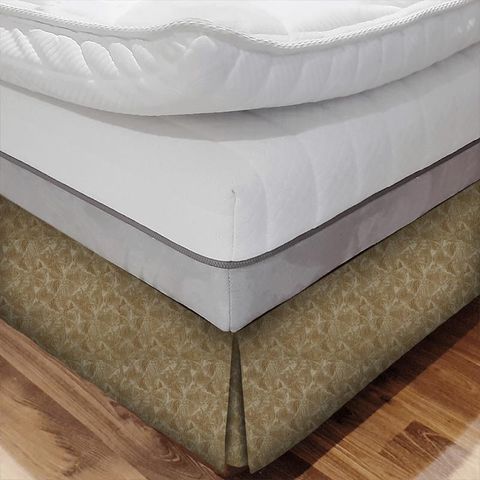 Gisele Gold Bed Base Valance