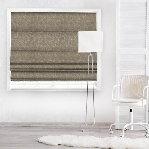 Gisele Taupe Made To Measure Roman Blind