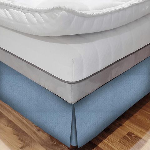 Keira Aqua Bed Base Valance