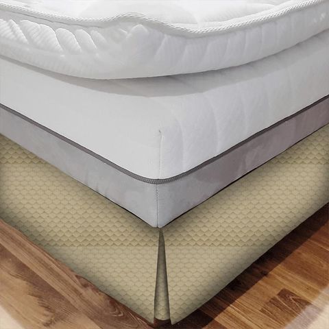Megan Caramel Bed Base Valance
