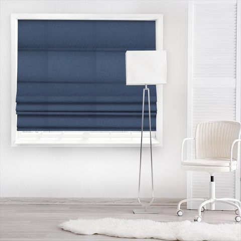 Angelina Denim Made To Measure Roman Blind