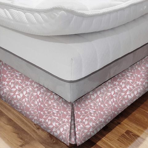 Tinker Dusky Pink Bed Base Valance