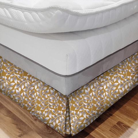 Tinker Mustard Bed Base Valance