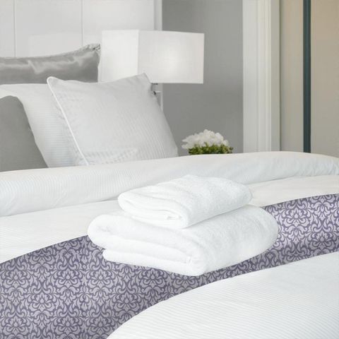 Wanderlust Atlantic Grey Bed Runner