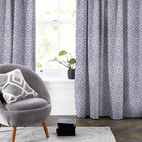 Wanderlust Atlantic Grey Made To Measure Curtain