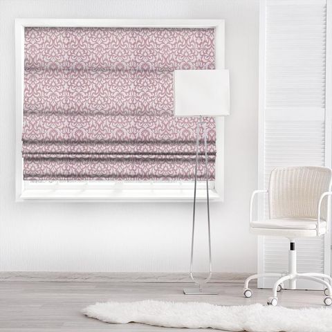 Wanderlust Dusky Pink Made To Measure Roman Blind