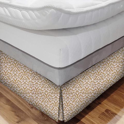 Wanderlust Mustard Bed Base Valance