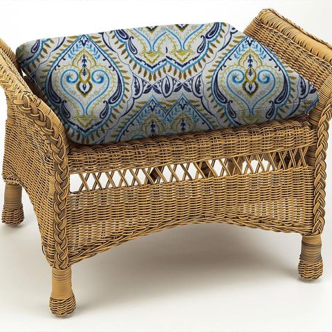 Arabesque Olive Box Cushion