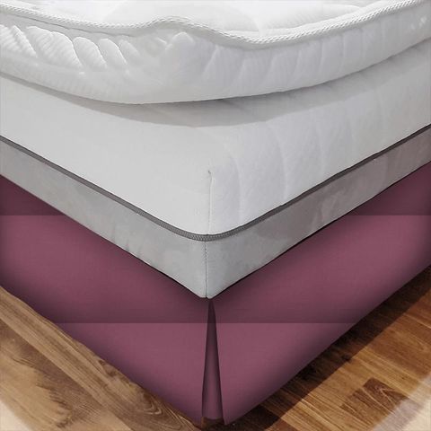 Nicole Dusty Rose Bed Base Valance