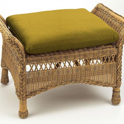 Nicole Mustard Box Cushion