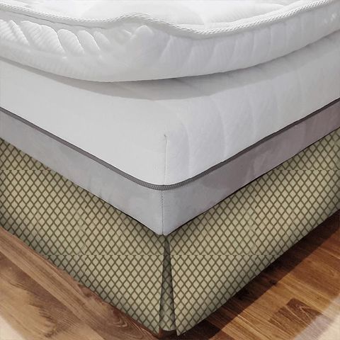 Mosaic Natural Bed Base Valance