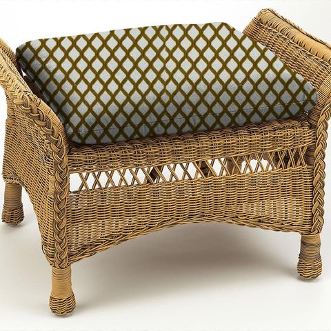 Mosaic Olive Box Cushion