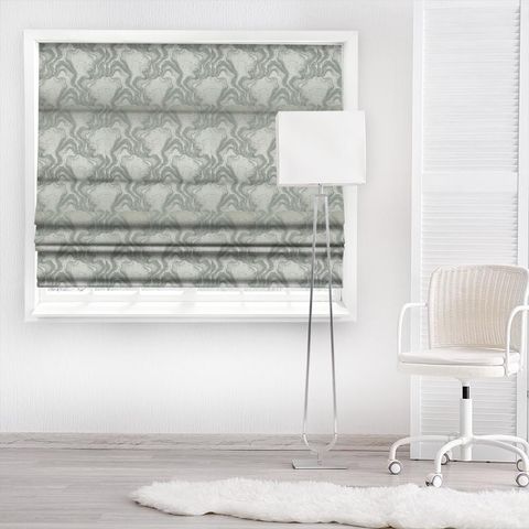 Cecilia Mint Made To Measure Roman Blind