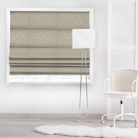 Eleanor Oyster Made To Measure Roman Blind