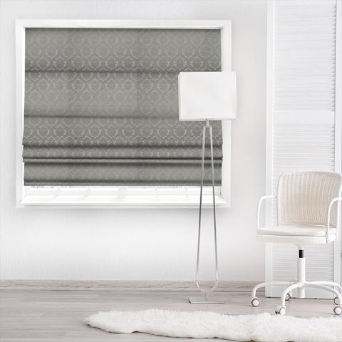 Eleanor Silver Made To Measure Roman Blind