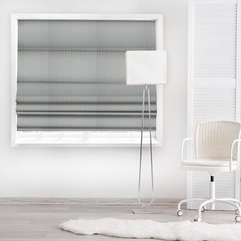 Kathleen Silver Made To Measure Roman Blind