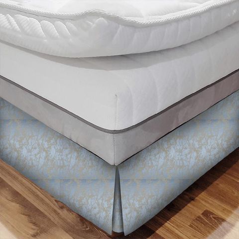 Adelina Coastal Blue Bed Base Valance