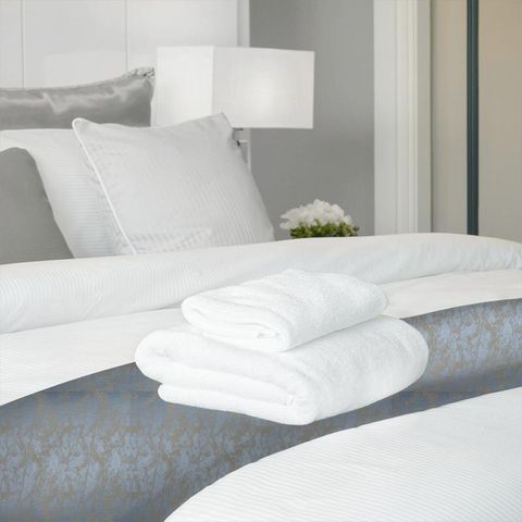 Adelina Coastal Blue Bed Runner