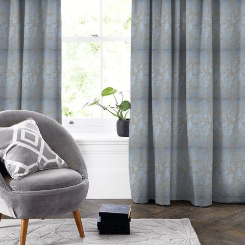 Adelina Coastal Blue Made To Measure Curtain