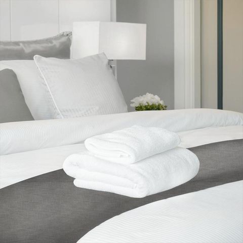 Madelyn Silver Bed Runner
