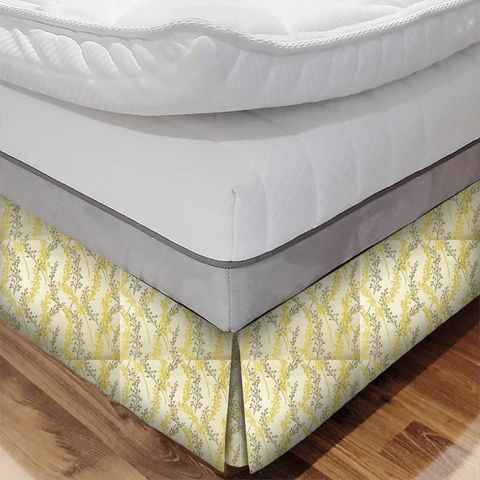 Twiggie Lemon Bed Base Valance