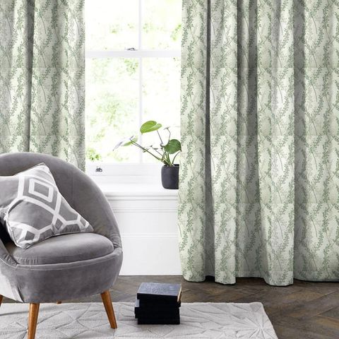 Twiggie Mint Made To Measure Curtain