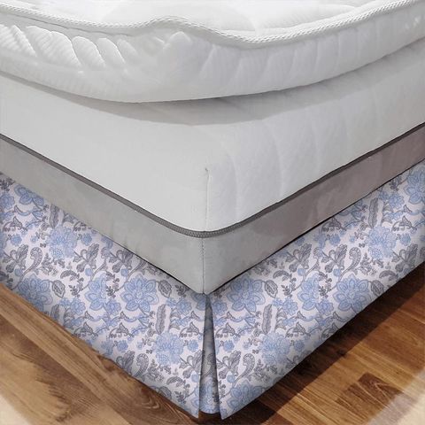 Beauty Denim Bed Base Valance