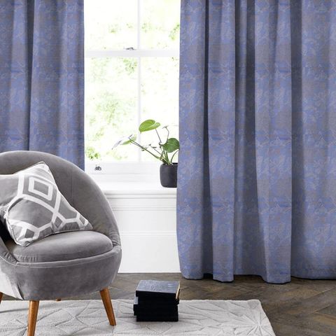 Beauty Stone Blue Made To Measure Curtain