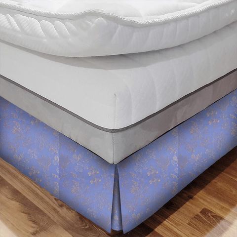 Miracle Stone Blue Bed Base Valance