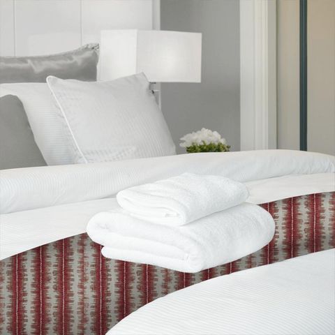 Beat Cherry Red Bed Runner