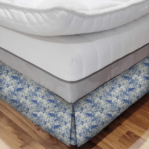 Rave Cornflower Blue Bed Base Valance