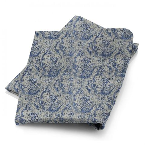 Vivid Cornflower Blue Fabric