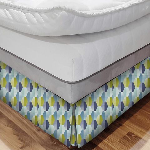 Hip Hop Indigo Bed Base Valance