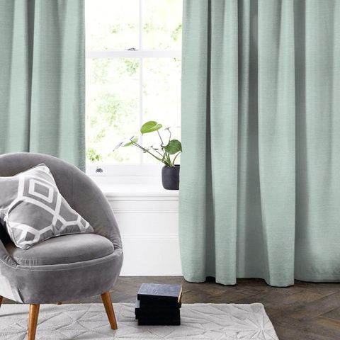 Azores Aqua Made To Measure Curtain