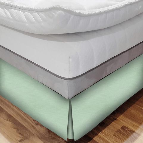 Azores Mint Bed Base Valance