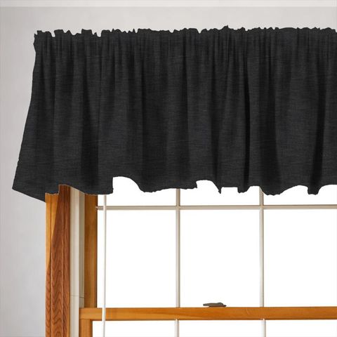 Azores Charcoal Valance