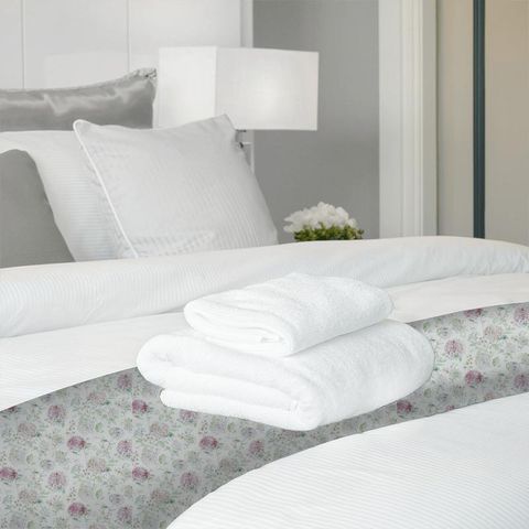 Lila Blossom Bed Runner