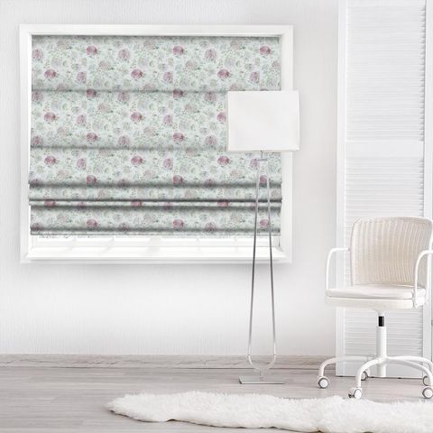 Lila Blossom Made To Measure Roman Blind
