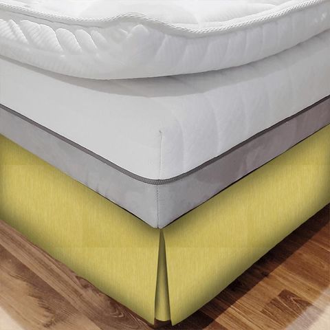 Madeira Chartreuse Bed Base Valance