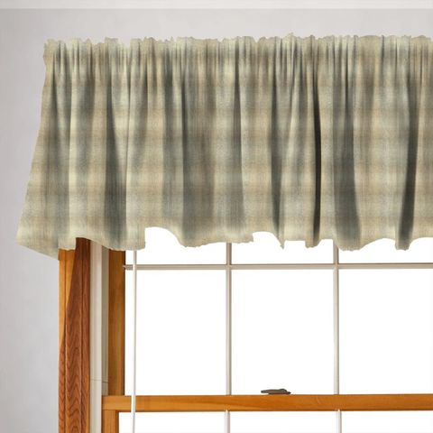 Ombre Check Snow Day Valance